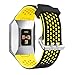 Produktbild Mode-Strap,Moeavan Fitbit Ionic Strap, verstellbares, leichtes, belüftetes Silikon-perforiertes Zubehör Sportbänder für Fitbit Ionic (Gelb)