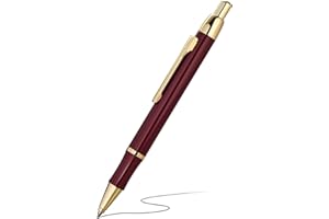 BEILUNER Luxury Gel Pen - Premium Quality Writing Instrument - Real Gold Finish - Gift Box
