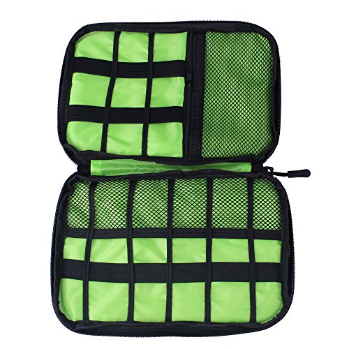 Shopper Joy Elektronik Organizer Aufbewahrungstasche für Kabel Festplatte Speicherkarte USB-Stick (Schwarz) - 5
