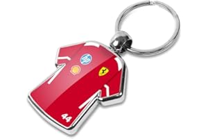 Graphics 'n' Tees Lewis Hamilton Ferr Merchandise Formula1 F1 keyring 2025 t shirt 44, double sided key ring keychain featuring front and rear design