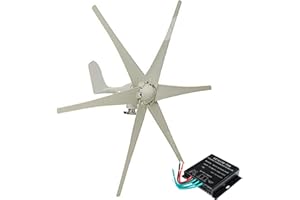 KCZWSPLY Turbinas eólicas Generador de turbina eólica Horizontal de 10000 W + 12 V 24 V 48 V Generadores de energía Alternativa Molino de Viento de energía Libre Kit Completo de energía eólica Solar (con Cont