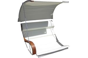 ASS Ersatz Stoffpolster und Dachstoff für Hollywoodschaukel SEAT-MERU (NUR SESSELSTOFF ohne Holzteile) von