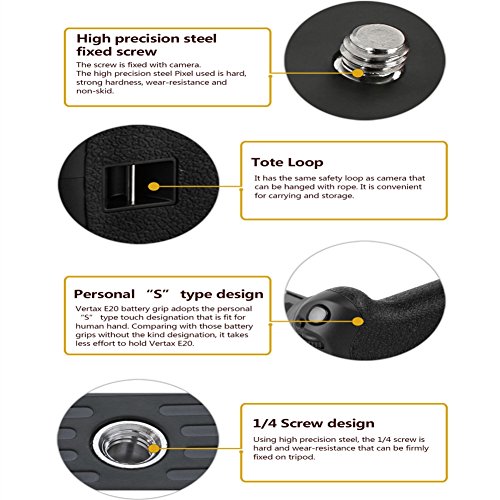 Pixel Vertax E20 Poign e d alimentation Batterie Grip pour Canon EOS 5d Mark IV Appareil Photo Reflex num rique Corps Compatible avec 2 Batteries d LP-E6 LP-e6 N reviews Pixel Vertax E20 Poign e d alimentation Batterie Grip pour Canon EOS 5d Mark IV Appareil Photo Reflex num rique Corps Compatible avec 2 Batteries d LP-E6 LP-e6 N