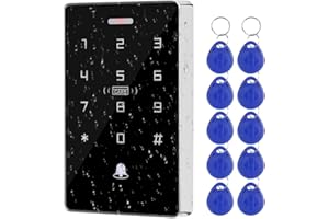 FusyTuly NFC RFID Zugangskontrolltastatur IP68 wasserdichte Doppelfrequenz 125KHz Anschluß 13.56MHz Touch Password Access Controller Leser 10000 Benutzer WG26/34