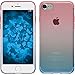 Price comparison product image PhoneNatic Silicone Case for Apple iPhone 8 - Ombrè Design:06 - Cover protective foils