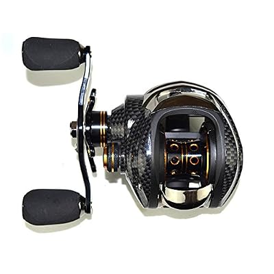 Lixada 17 + 1 Roulements à Billes Baitcasting Fishing Reel 7.0: 1 Bobines de Moulée à l'appât Bobine de Pêche à Gauche/Droite avec Bobine à Embrayage à Une Voie