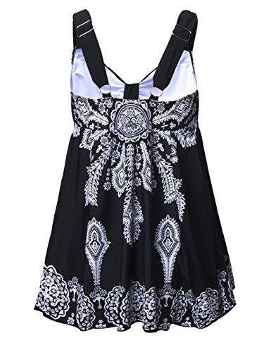 Rocorose Damen Tankini Große Größen, Zweiteiliger Badeanzüge - 3