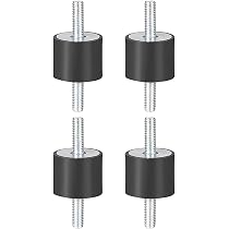 4x Schwingungsdämpfer Gummimetall-Puffer M6 – Anti-Vibration Silentblock Für Maschinen
