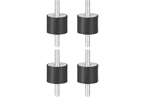 DEWIN Silent Bloc,Isolateur antivibrations en Caoutchouc M6 Isolateur de Vibrations en Caoutchouc Bobbins de Bateau de Voiture (VV20*15 M6*18)