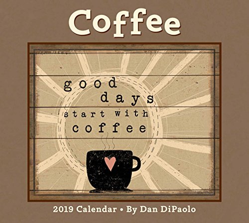 Preisvergleich Produktbild Coffee 2019 Deluxe Wall Calendar