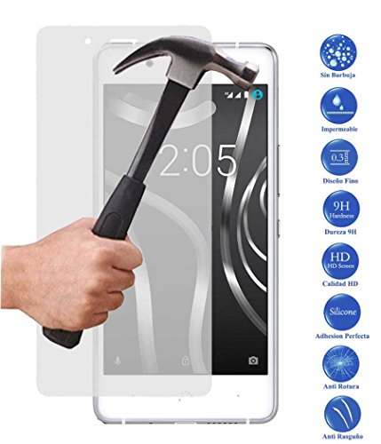Protector de Cristal Templado para BQ AQUARIS X   X PRO  5 2 