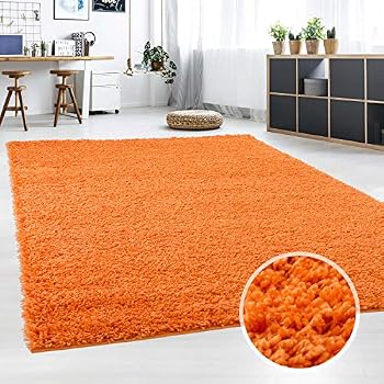 Teporio Shaggy Teppich Schlafzimmer Oder Kinderzimmer Flauschiger