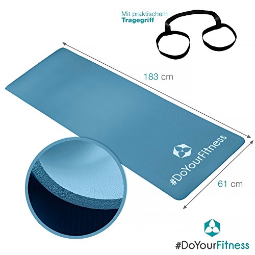 Portable Fitnessmatte »Sharma« / dick und weich, ideal für Pilates, Gymnastik und Yoga, Maße: 183 x 61 x 0,8cm / In vielen Farben erhältlich. - 3