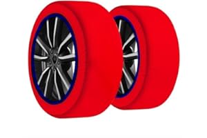 FEBBRAIO CIRO DISTRIBUZIONE GripX3D - Coppia di Calze da Neve in Tessuto | Facili e Veloci da Montare | Incrementano l'Efficienza dei Sistemi di Sicurezza | Lavabili e Riutilizzabili, Taglia XL, Tessuto