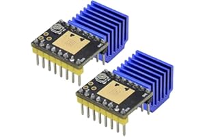 SENZOOE 2 unidades TMC2209 TMC2208 ATD5833 Stepper Motor Driver StepStick 2.5A UART (TMC2209)