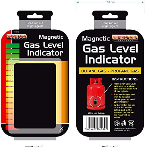 Supreme Choice Wood Magnetic Gas Bottle Level Indicator Stick Gauge Caravan BBQ Butane Propane Tank