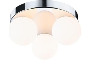 Paulmann 71062 oprawa sufitowa Selection Bathroom Gove IP44 G9 230V maks. 3x20W możliwość ściemniania Chrom, satynowa oprawa łazienkowa