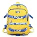 Produktbild Frauen Teenager Mädchen Brief Band Schnalle Große Kapazität Rucksack Nylon Skateboard Rucksäcke Sport Casual College Universität Mode Outdoor Reißverschluss Taschen Schultergurte (Gelb)