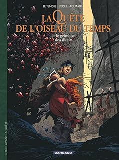 jaquette livre La quête de l'oiseau du temps, Avant la quête, tome 2 : Le grimoire des dieux