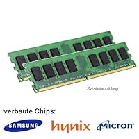 4GB (2x 2GB) DDR2 800MHz (PC2 6400U) LO Dimm Computer PC Desktop Arbeitsspeicher RAM Memory Samsung Hynix Micron