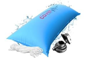 Rothschenk CoverMio XXL Poolkissen Eckig | Luftkissen Winter | Poolpolster für winterfeste Poolabdeckung | Aufblasbare Winterkissen Überwinterung für Pool | Kissen für Pool (2,5 x 5 m)