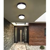 15W Artos Siyah Led Nem Su Ge&ccedil;irmez Banyo Bah&ccedil;e Balkon Modern Tavan Duvar Lambası Beyaz Işık 6500K IP65 Dış Mekan Kullanıma U