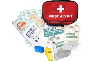 ADS MEDI CARE 30 Piece First Aid Kit, Medical Bag Pouch, Emergency Pouch, Medical Kit Bag, Suitable for Car, Work, Home,Travel, Holidays, Camping