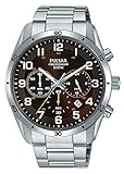 PULSAR HERREN-ARMBANDUHR 43MM ARMBAND EDELSTAHL + GEHÄUSE BATTERIE PT3843