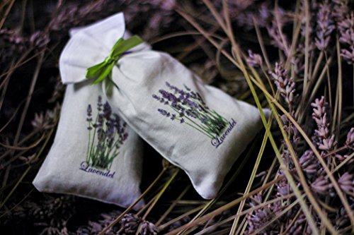 6 x Lavendelsäckchen mit 100% kroatischem, natürlichem Lavendel in Premiumqualität – handgefertigte Duftsäckchen aus Kroatien - 3