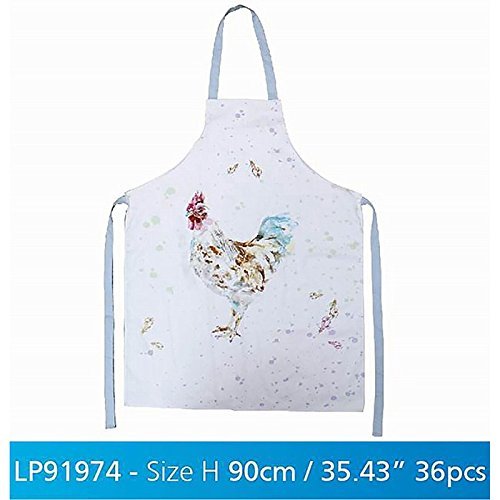 Preisvergleich Produktbild Lesser & Pavey Country Hahn Schürze, Baumwolle, Mehrfarbig, 90 cm