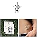 Tattify Dreamcatcher Compass Temporary Tattoo - Pursuit (Set of 2)