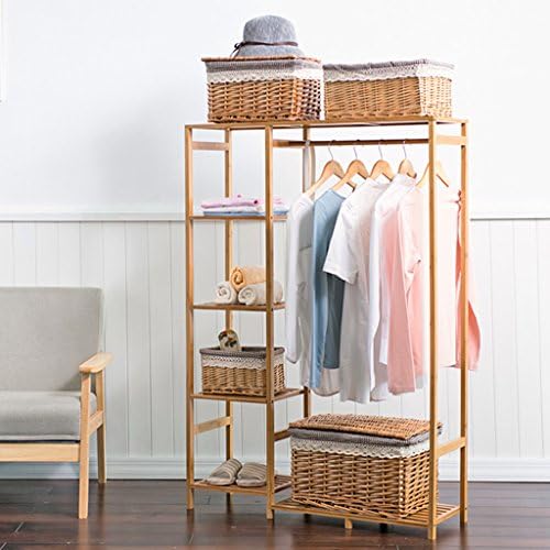HWF Hat Coat Stand Free Standing Simple Coat and Hat Rack for Garage Foyer Bedroom Closet, Primary Colors