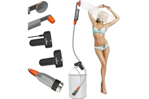 Zooma Outdoor Doccia da Campeggio, Doccia Mobile, Campeggio Doccia Spina, Campeggio Doccia con Pompa a Immersione