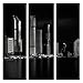 Produktbild JP London 3 Panels bei 16 in von 48 in ltcnv1 X 519932 JPL und Steven Fudge Brisbane Geschenk hellblau schwarz weiß City Skyline Triptychon 3 große insgesamt Schwerer Galerie Wrap Leinwand, extra groß