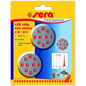 sera 31185 LED chip red vision 2 W reines Rotlicht als Akzent- und nächtliches Beobachtungslicht