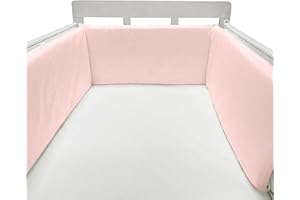 GYCF Parachoques de Cuna para Bebés Transpirable Chichonera Protector Cuna Chichonera de Cama para Proteger Bebe y Decorar la Cuna Protector de Cubierta Transpirable,A31,150x30CM