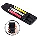 Gotofine Professional Stainless Steel Tweezers Set of Three, Flat/Slant/Pointed - Strong Grip & Ultimate Precision, Includes Leather Carry Case, Best for Your Routine Beauty