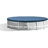 Intex Copertura per piscina rotonda, diametro 457 cm, per piscina in metallo e con telaio a prismi
