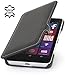 Produktbild StilGut Book Type Case mit Clip, Hülle aus Leder für Microsoft Lumia 640/640 Dual SIM (nur kompatibel mit schwarzer und weißer Version), schwarz
