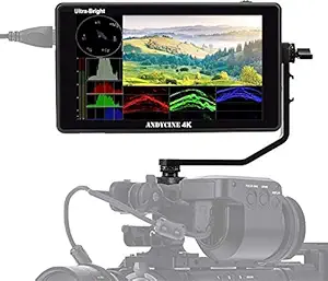 ANDYCINE C6 6? 2600cd/m? HDR/3D Lut 4K HDMI Touchscreen Monitor for DSLR and Mirrorless Camera,Camera Recorders feathures HDMI Input/Output 1920x1080 Panel