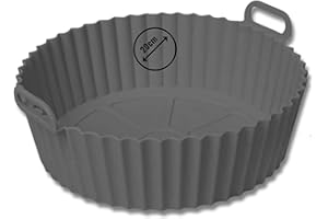 ALVAREZ GOURMET Molde de Silicona Para Freidora de Aire - 20-24 cm - Antiadherente, Reutilizable - Cesta Silicona Freidora Aire - Moldes para Freidora de Aire - Molde Silicona Freidora de Aire -