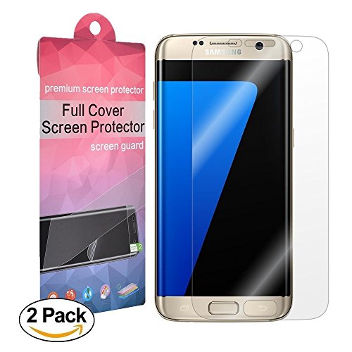Samsung Galaxy S7 Edge Schutzfolie [Vollständige Abdeckung], iTURBOS [2 Pack ] [Blasenfreie][Klar HD Ultra] Displayschutzfolie Displayschutz Screen Protector Für Samsung Galaxy S7 Edge [ Lebenslange Garantie]