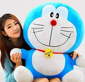 Future shop Doremon Soft Plush Toy Stuffed for Kids/Girls/Boys - Blue,34 cm