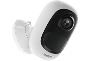 Reolink Überwachungskamera Aussen Akku, 2K 3MP Kabellose WLAN IP Kamera Outdoor mit KI-Erkennung, PIR Bewegungsmelder, 10m IR-Nachtsicht, microSD-Kartenslot(bis zu 128GB), 2-Wege-Audio, Argus 2E
