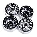 Produktbild XUNJIAJIE 4 Stück 2.2zoll RC Felge Felgenringe Beadlock Radfelge Aluminum Alloy für 1/10th RC Crawler Axial Wraith Modell-Auto