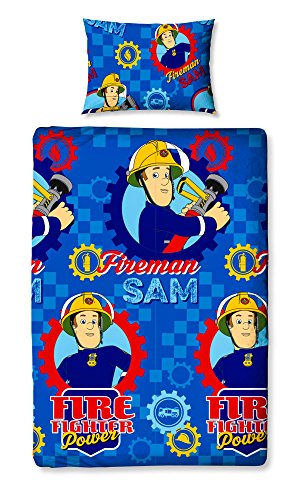 Character World Single "Fireman Sam Workshop" Duvet Set