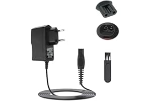 Azlanway Caricabatterie 15V HQ8505 per Philips Norelco Rasoio, Trimmer e OneBlade Compatibile con Serie 3000 5000 7000 9000 MG7720 QP6510 BG5020 Trimmer Barba Adattatore Ricarica