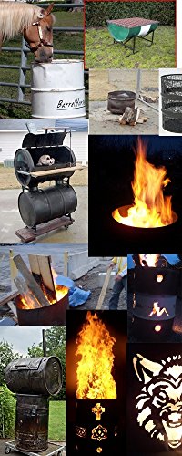 200 Liter Metallfass Metalltonne Tonne Brenntonne Regenfaß Feuertonne Regentonne Blechfass Ghettotonne - 4