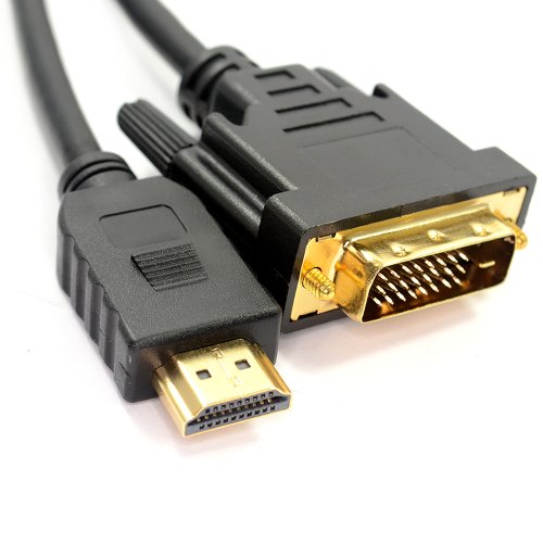 DVI D 24+1 Männlich Zum HDMI Digital Video Kabel Anschlusskabel Vergoldeten 2 m