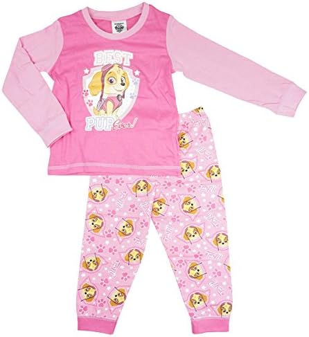 Girls Official Baby Toddler Paw Patrol Skye Best Pup Long Pyjamas sizes from 6 to 24 Months
